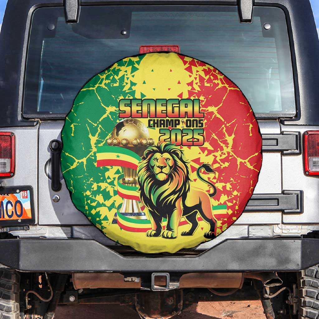 Senegal Football Spare Tire Cover We Are the Champions