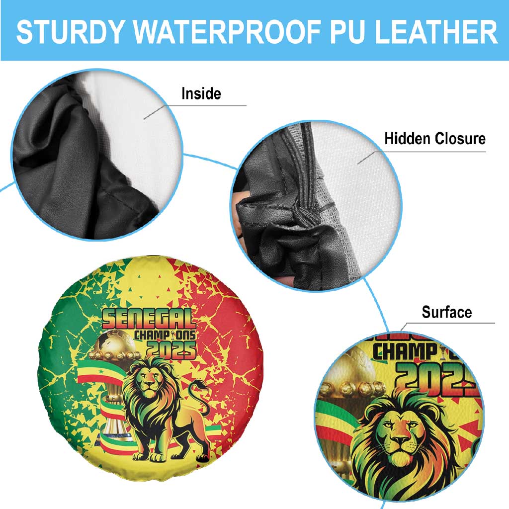 Senegal Football Spare Tire Cover We Are the Champions