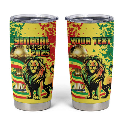 Custom Senegal Football Tumbler Cup We Are the Champions