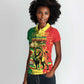 Custom Senegal Football Women Polo Shirt We Are the Champions