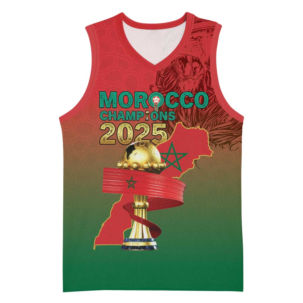 Custom Morocco Football Basketball Jersey 2025 Victory Is Ours