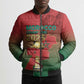 Custom Morocco Football Bomber Puffer Jacket 2025 Victory Is Ours