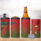 Morocco Football 4 in 1 Can Cooler Tumbler 2025 Victory Is Ours