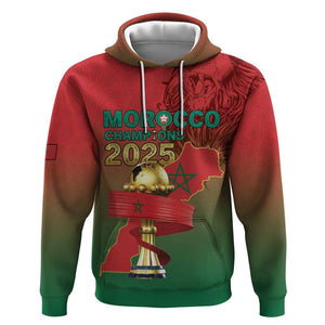 Custom Morocco Football Hoodie 2025 Victory Is Ours