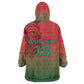 Custom Morocco Football Kid Wearable Blanket Hoodie 2025 Victory Is Ours