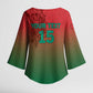 Custom Morocco Football Kimono Sleeve Blouse 2025 Victory Is Ours