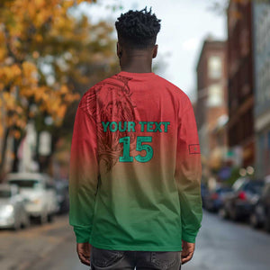 Custom Morocco Football Long Sleeve Shirt 2025 Victory Is Ours