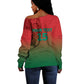 Custom Morocco Football Off Shoulder Sweater 2025 Victory Is Ours