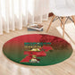 Morocco Football Round Carpet 2025 Victory Is Ours