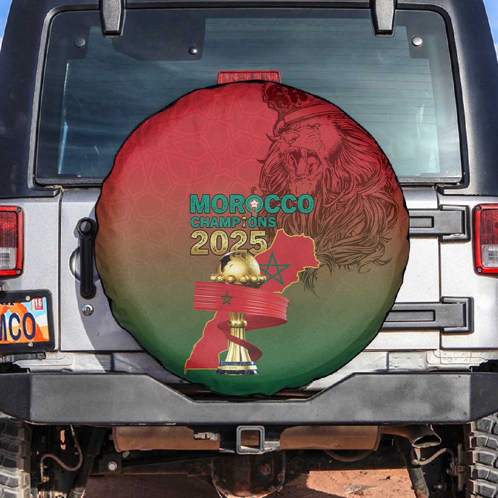 Morocco Football Spare Tire Cover 2025 Victory Is Ours