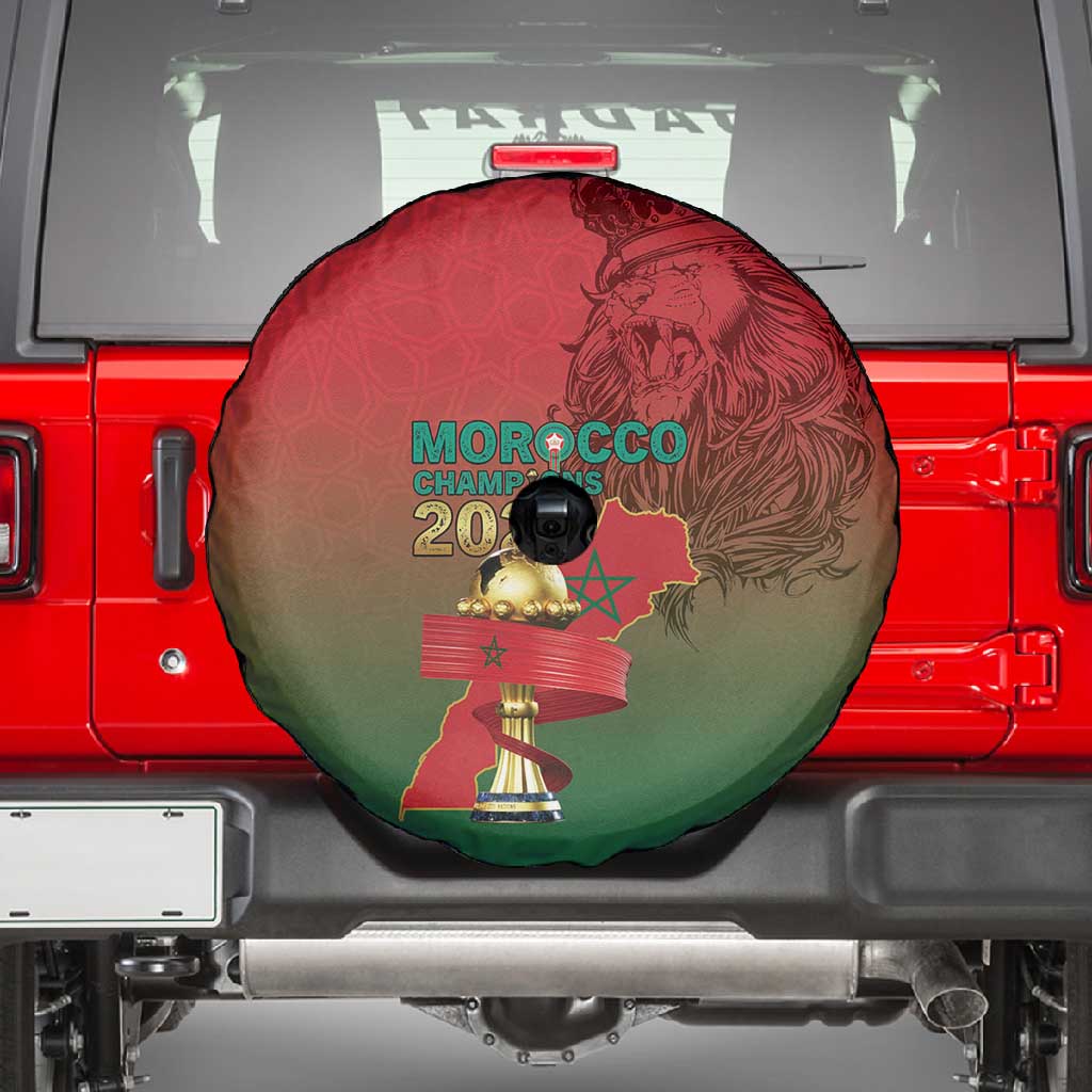 Morocco Football Spare Tire Cover 2025 Victory Is Ours