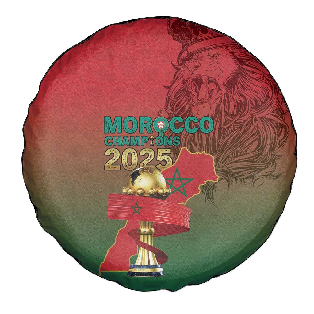 Morocco Football Spare Tire Cover 2025 Victory Is Ours