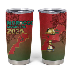 Morocco Football Tumbler Cup 2025 Victory Is Ours