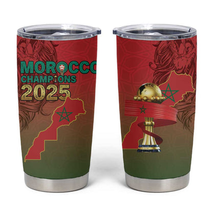 Morocco Football Tumbler Cup 2025 Victory Is Ours