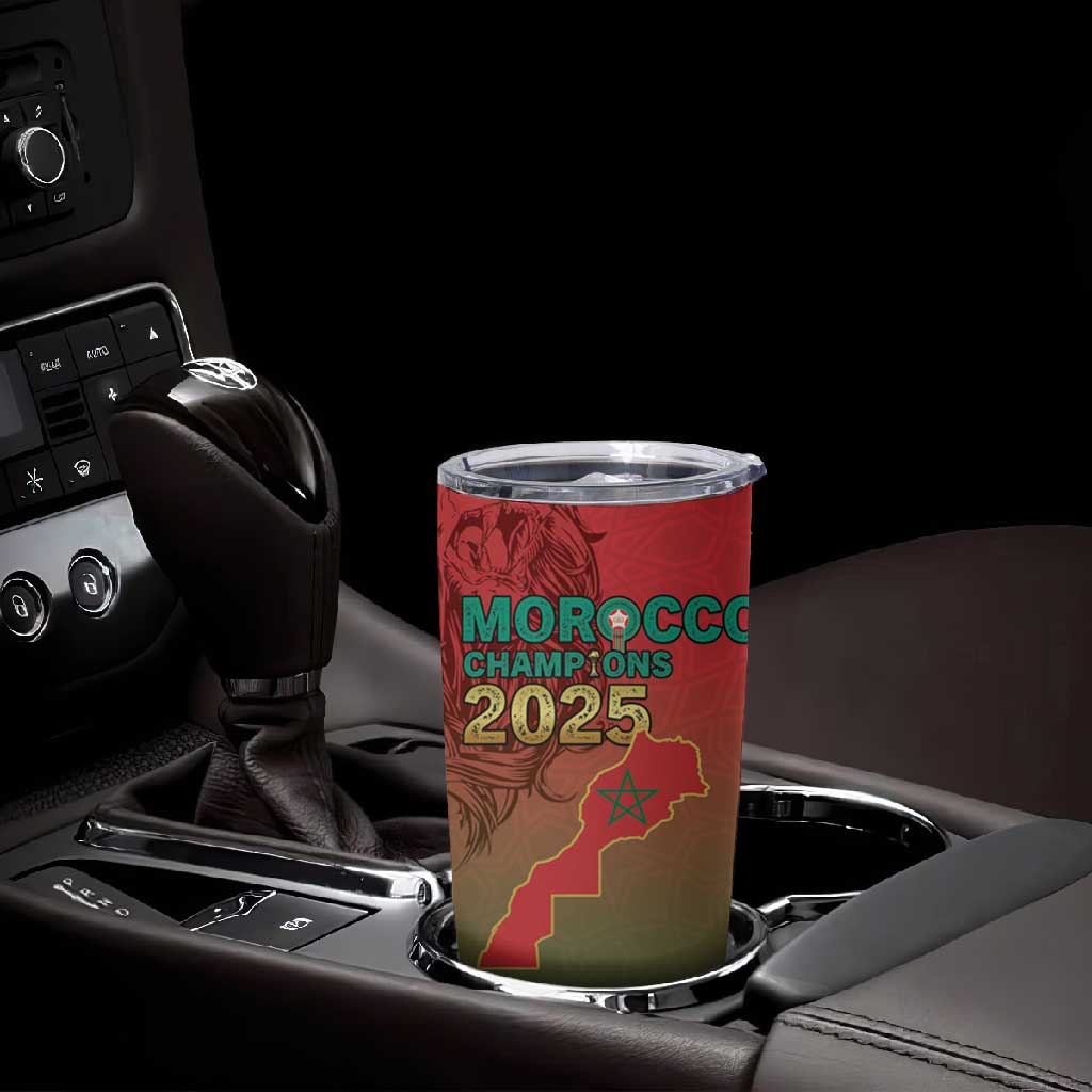Morocco Football Tumbler Cup 2025 Victory Is Ours