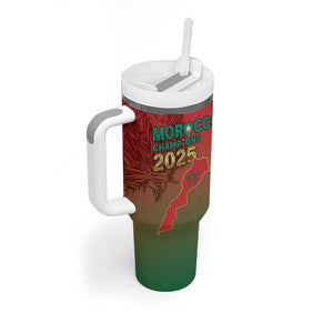 Morocco Football Tumbler With Handle 2025 Victory Is Ours