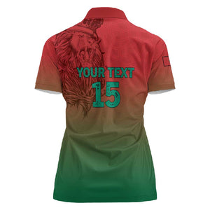 Custom Morocco Football Women Polo Shirt 2025 Victory Is Ours