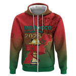 Custom Morocco Football Zip Hoodie 2025 Victory Is Ours