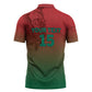 Custom Morocco Football Zipper Polo Shirt 2025 Victory Is Ours