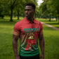 Custom Morocco Football Zipper Polo Shirt 2025 Victory Is Ours