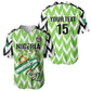 Custom Nigeria Football Baseball Jersey Super Eagles - Let’s Do It Again