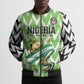 Custom Nigeria Football Bomber Puffer Jacket Super Eagles - Let’s Do It Again