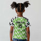 Custom Nigeria Football Kid T shirt Super Eagles - Let’s Do It Again
