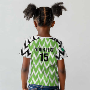 Custom Nigeria Football Kid T shirt Super Eagles - Let’s Do It Again