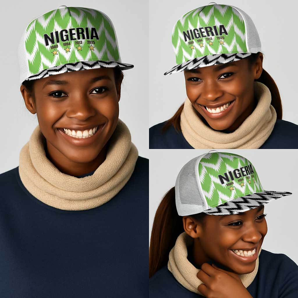 Nigeria Football Mesh Trucker Cap Super Eagles - Let’s Do It Again