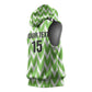 Custom Nigeria Football Sleeveless Hoodie Super Eagles - Let’s Do It Again