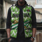 Custom Nigeria Football Sleeveless Puffer Jacket Super Eagles - Let’s Do It Again
