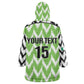 Custom Nigeria Football Wearable Blanket Hoodie Super Eagles - Let’s Do It Again