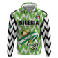 Custom Nigeria Football Zip Hoodie Super Eagles - Let’s Do It Again