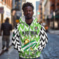 Custom Nigeria Football Zip Hoodie Super Eagles - Let’s Do It Again