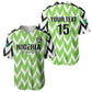Custom Nigeria Football Baseball Jersey Go Champions Super Eagles