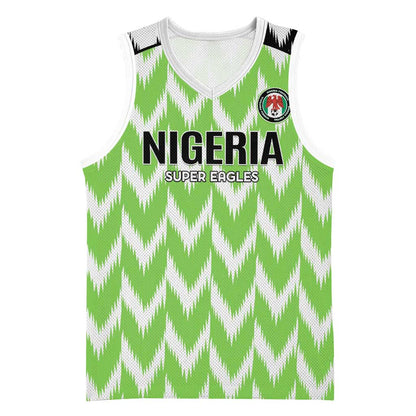 Custom Nigeria Football Basketball Jersey Go Champions Super Eagles