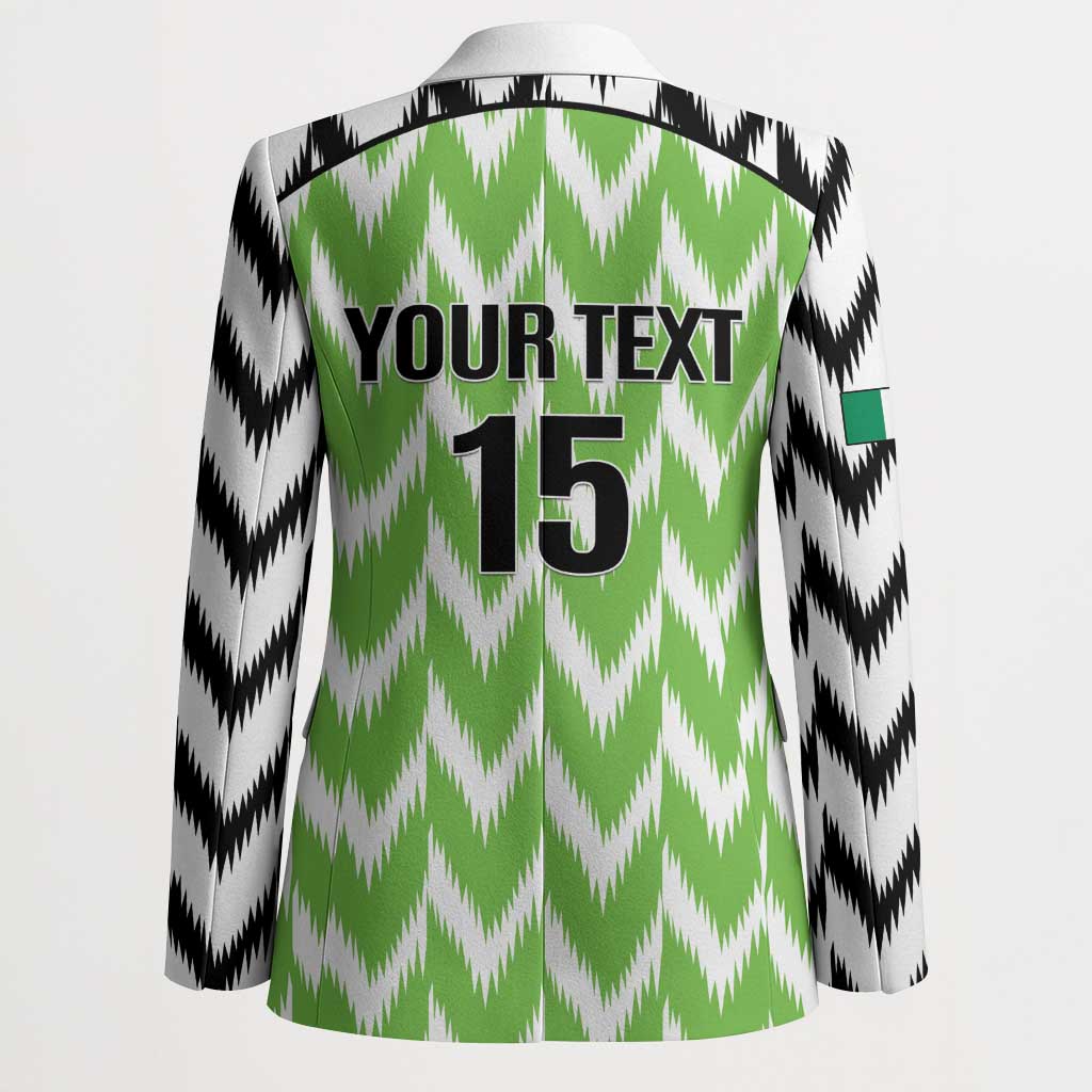 Custom Nigeria Football Blazer Go Champions Super Eagles
