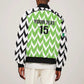 Custom Nigeria Football Bomber Jacket Go Champions Super Eagles