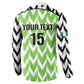 Custom Nigeria Football Button Sweatshirt Go Champions Super Eagles