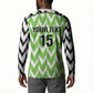 Custom Nigeria Football Button Sweatshirt Go Champions Super Eagles