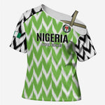 Custom Nigeria Football Cross Shoulder Shirt Go Champions Super Eagles