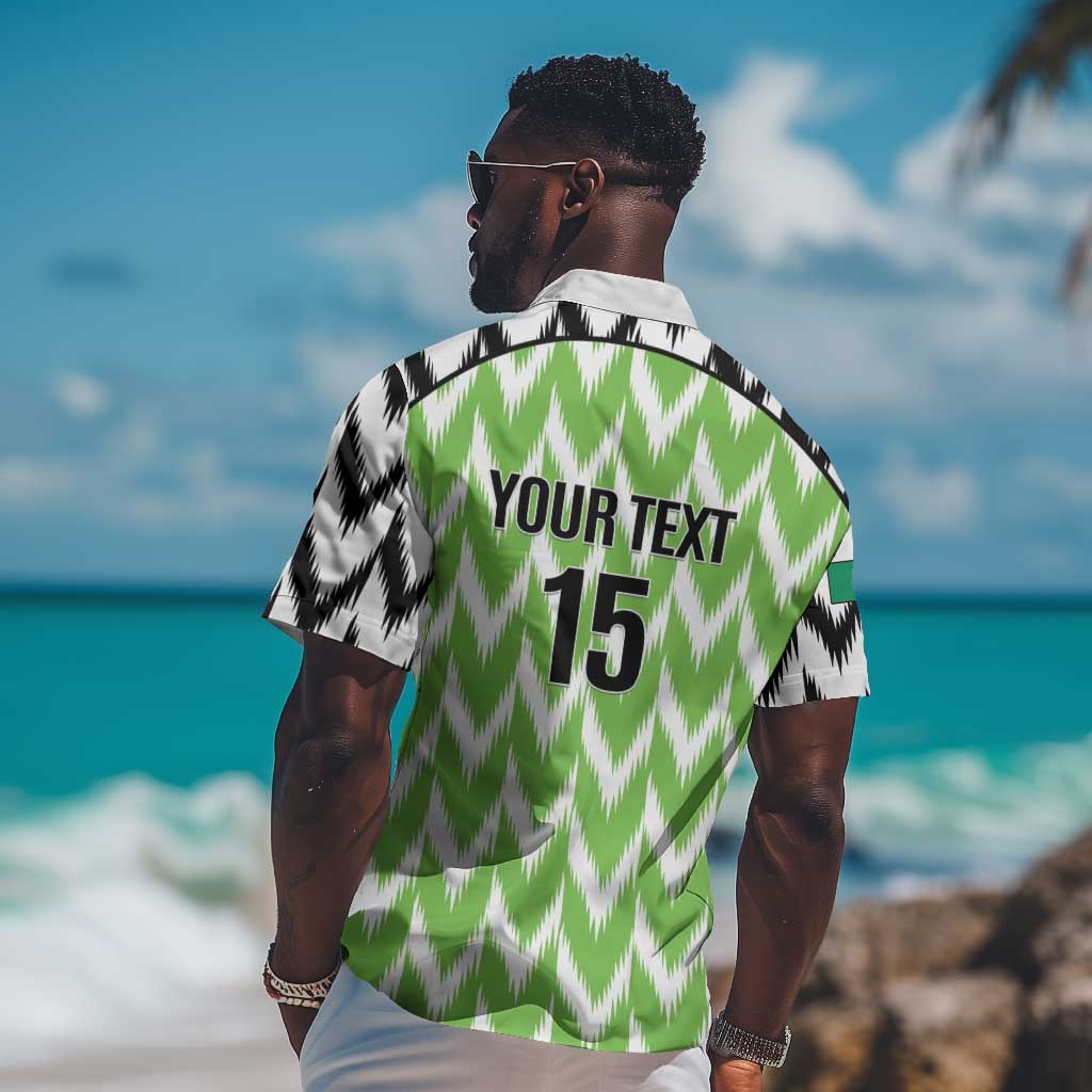 Custom Nigeria Football Hawaiian Shirt Go Champions Super Eagles