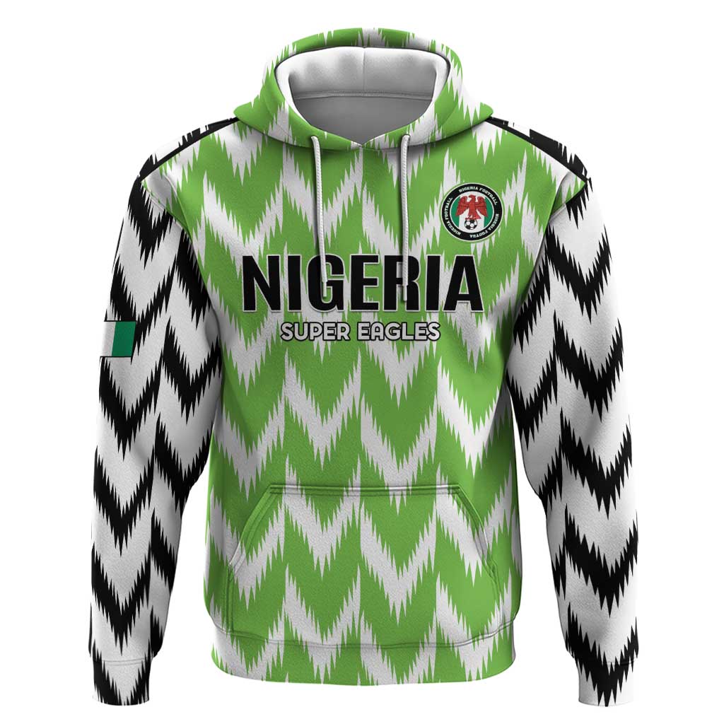 Custom Nigeria Football Hoodie Go Champions Super Eagles
