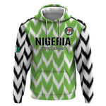 Custom Nigeria Football Hoodie Go Champions Super Eagles