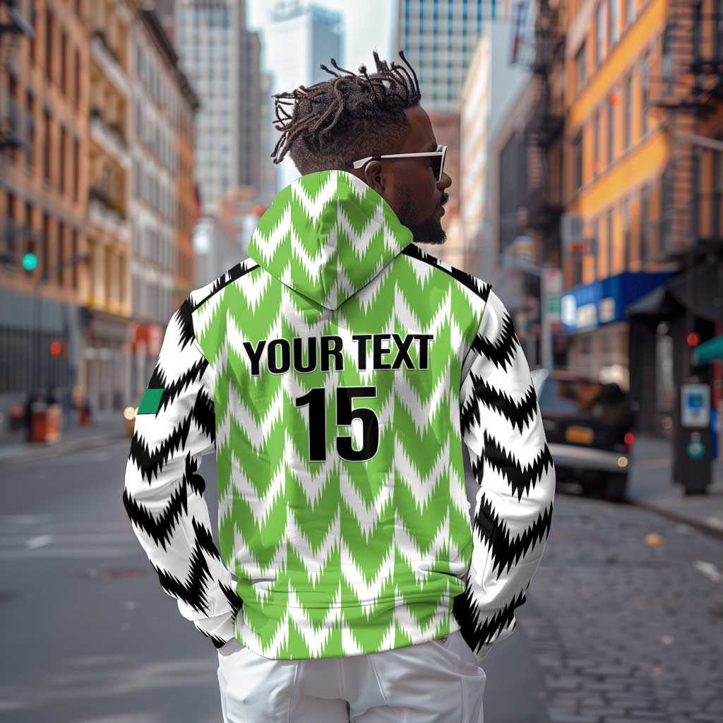 Custom Nigeria Football Hoodie Go Champions Super Eagles