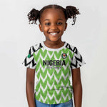 Custom Nigeria Football Kid T shirt Go Champions Super Eagles