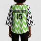 Custom Nigeria Football Kimono Sleeve Blouse Go Champions Super Eagles