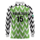 Custom Nigeria Football Long Sleeve Polo Shirt Go Champions Super Eagles