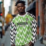 Custom Nigeria Football Long Sleeve Shirt Go Champions Super Eagles