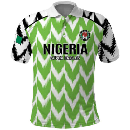 Custom Nigeria Football Polo Shirt Go Champions Super Eagles